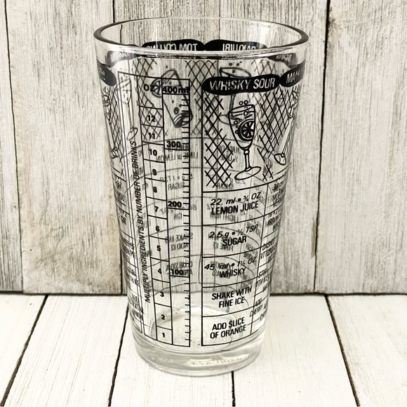 IRVINWARE Vintage Bar Cocktail Mixing Glass Tumbler - Picture 4 of 6